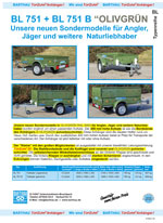 Barthau BL751 olivgrün Anhaengerpark Salzburg