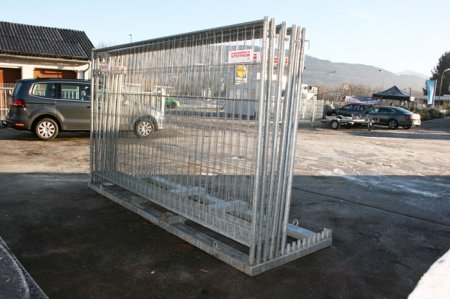 Bauzaunvermietung, Bauzaunverleih Anhängerpark Salzburg