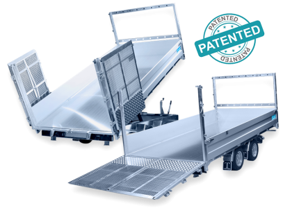 Twintrailer TT27-30 Anhänger mit Doppelfunktion als Kipper und Maschinentransporter | Anhängerpark Salzburg