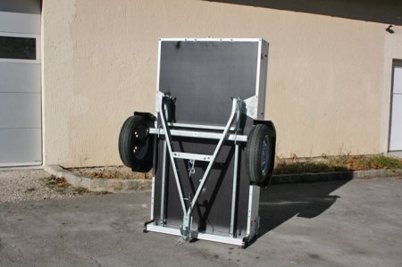 EU2 Klappdeicheselanhänger mit geringen Platzbedarf | Anhängerpark Salzburg