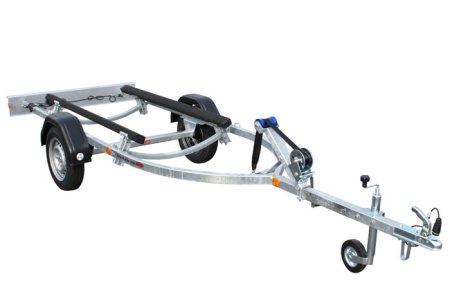 Jetski Anhänger mit gepolsterter Brettauflage